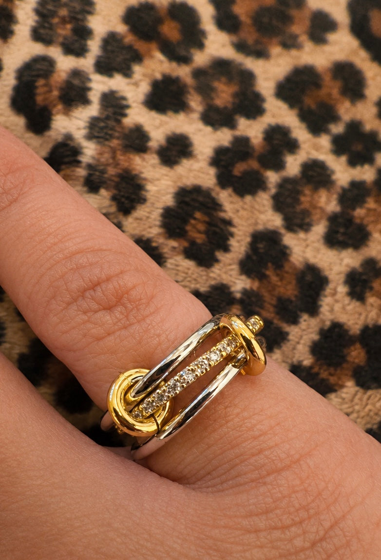 Linked in Luxe Ring