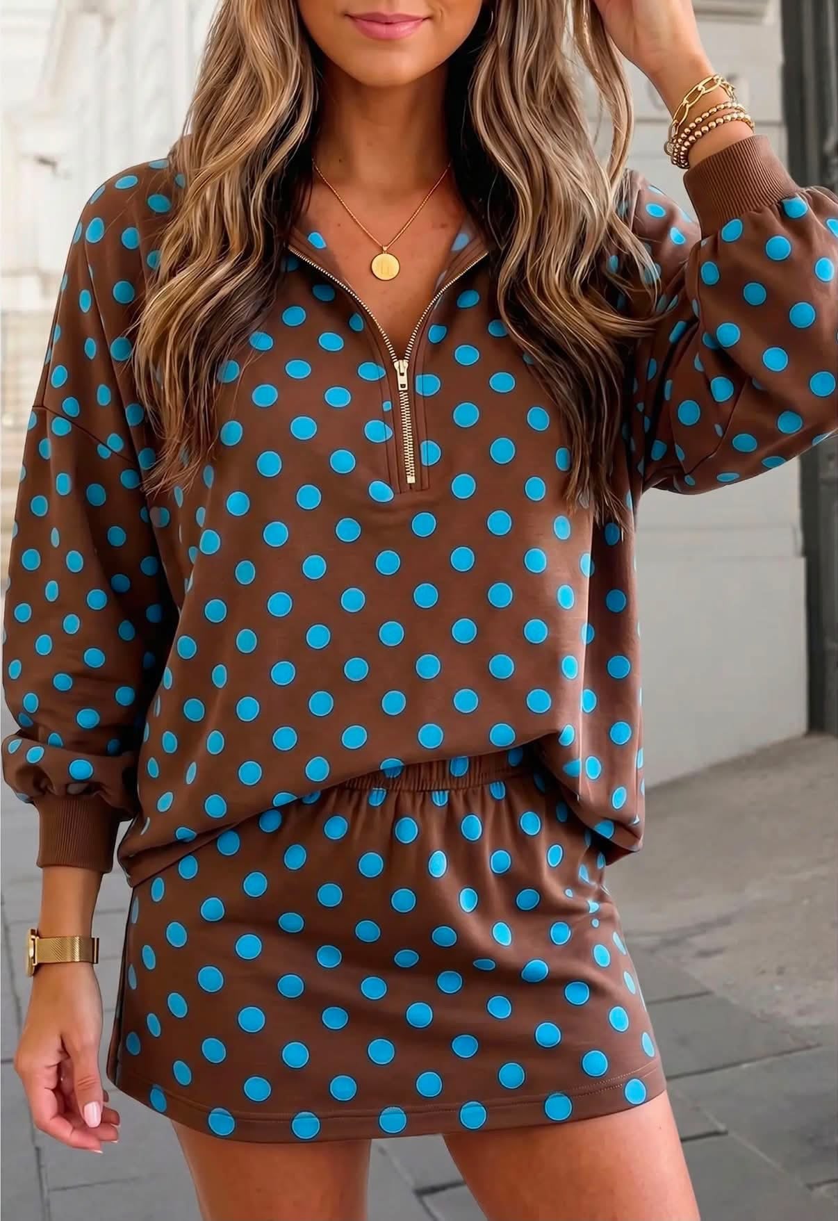 Mocha Dot Moment Set