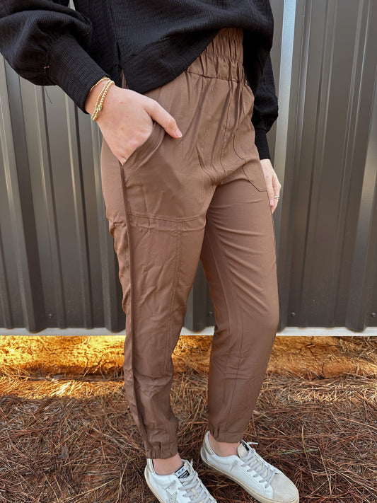 Corbin Chestnut Joggers