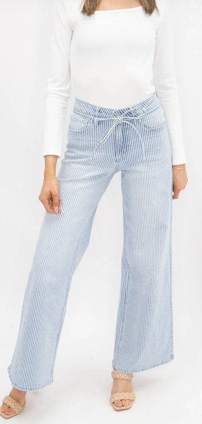 Boardwalk Babe Pinstripe Jeans