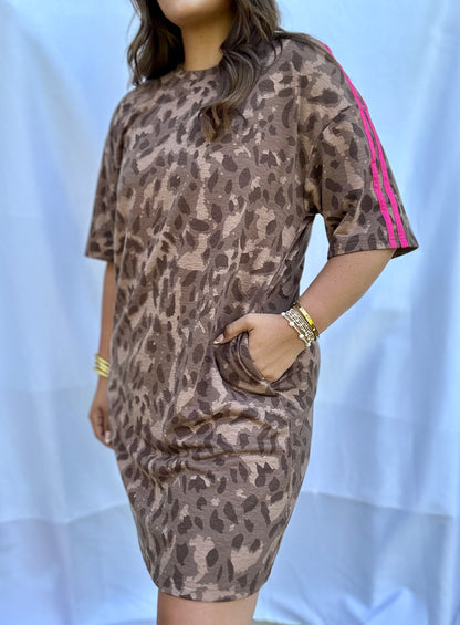 Leopard Luxe Tee Dress