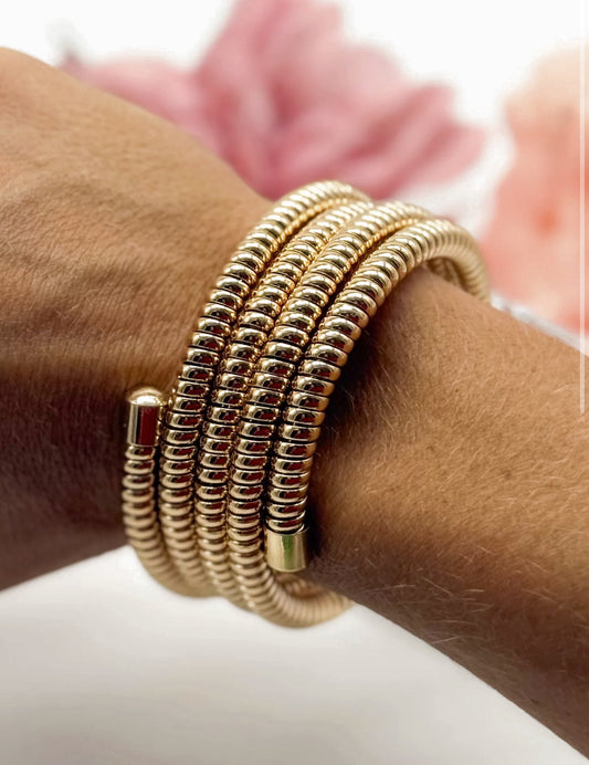 Golden Serpent Bracelet