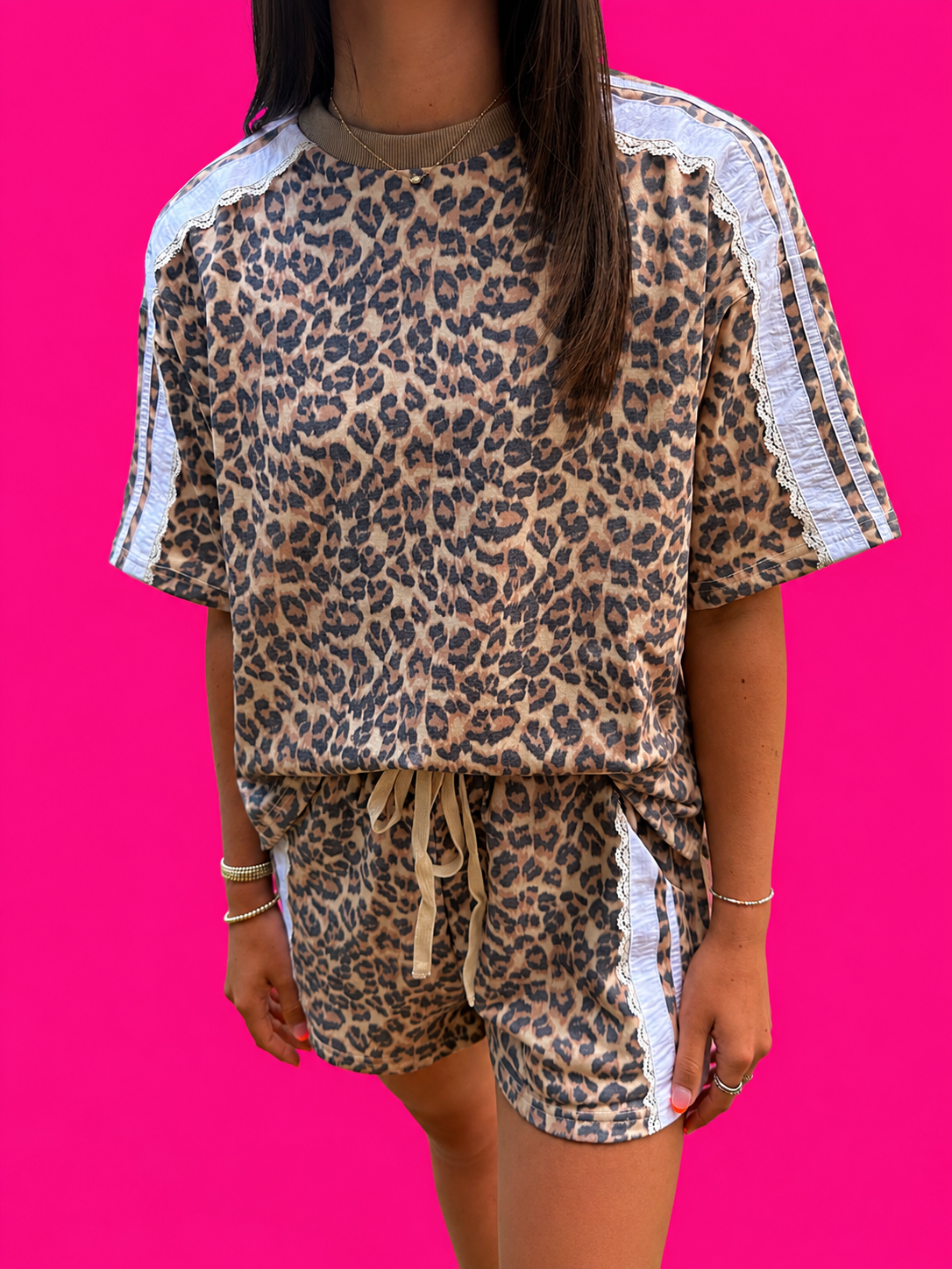 Leopard Luxe Lace Set