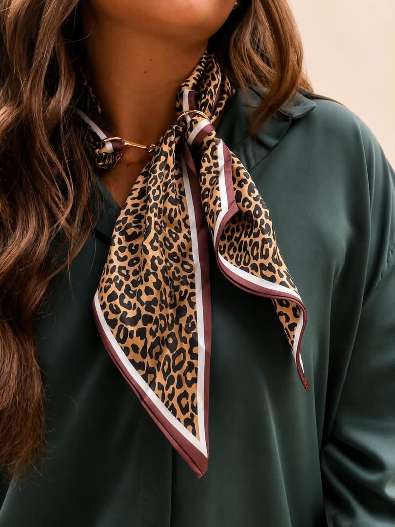 Leopard Charm Scarf