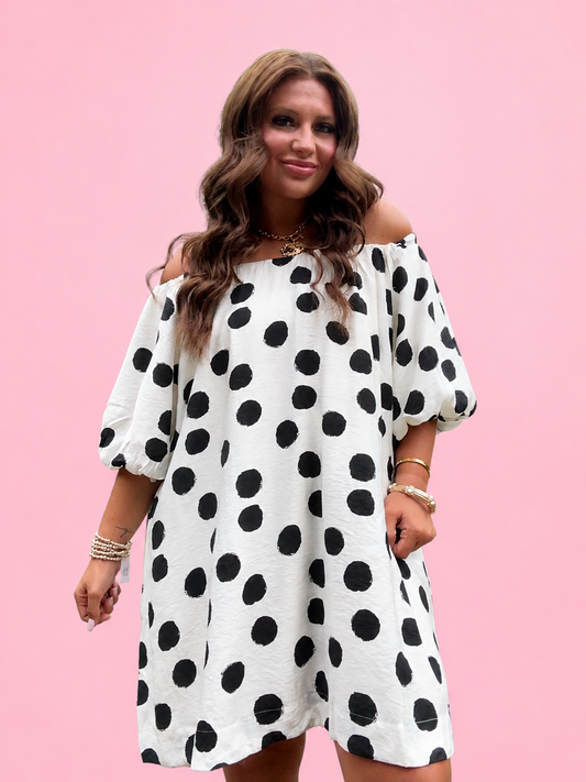 The Darling Polka Dot Dress