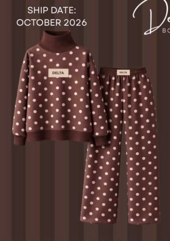 Delta T Polka Dot Pant Set