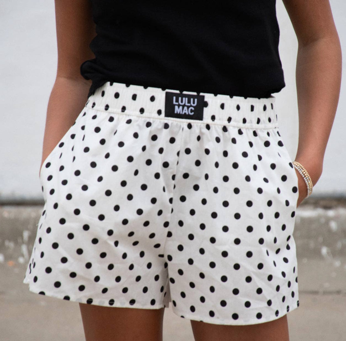 Polka Dot Lulu Mac Shorts