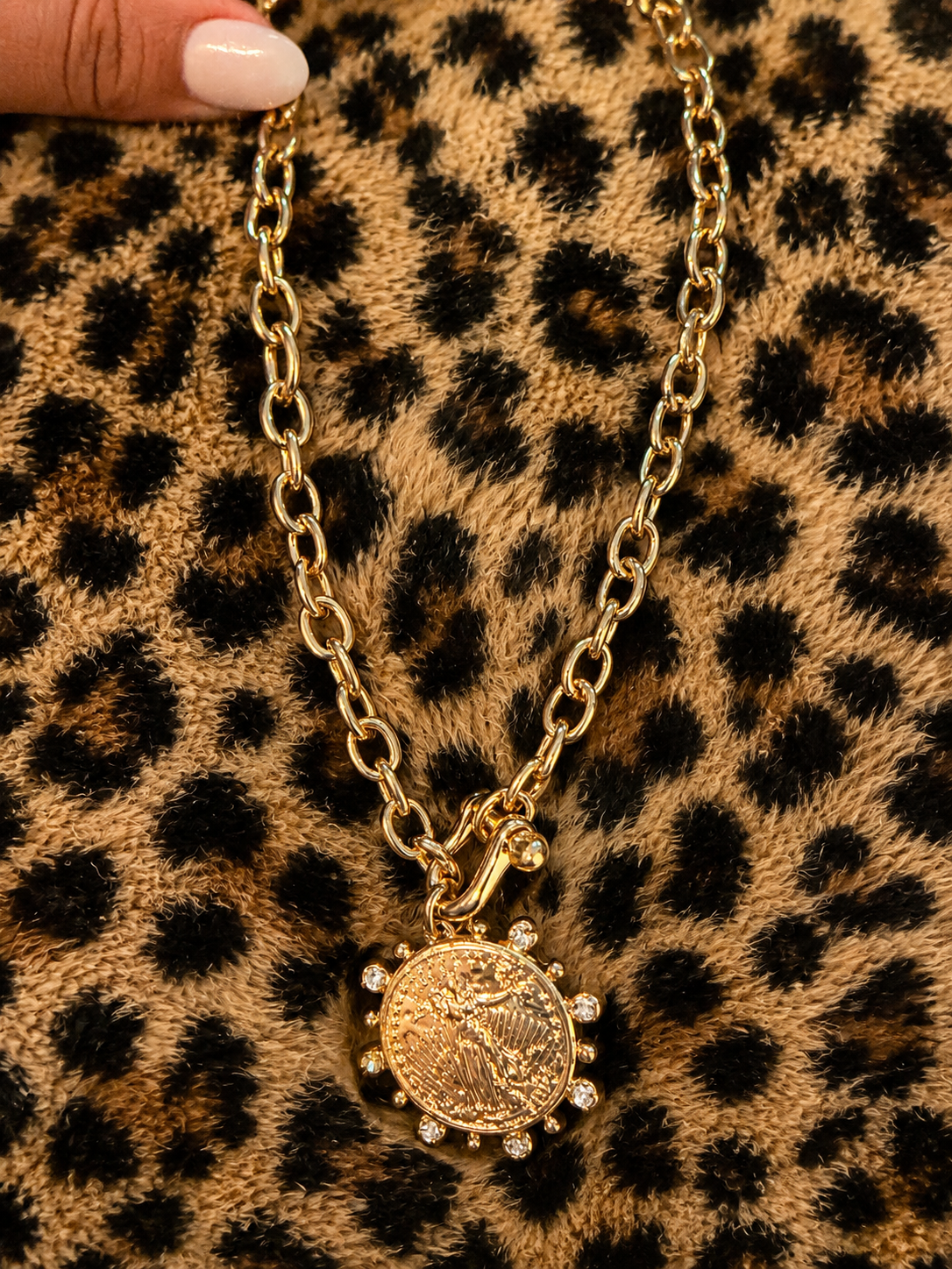 Gold Coin Necklace