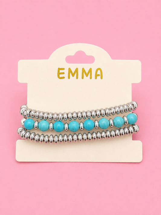 Turquoise Trails Bracelet Stack