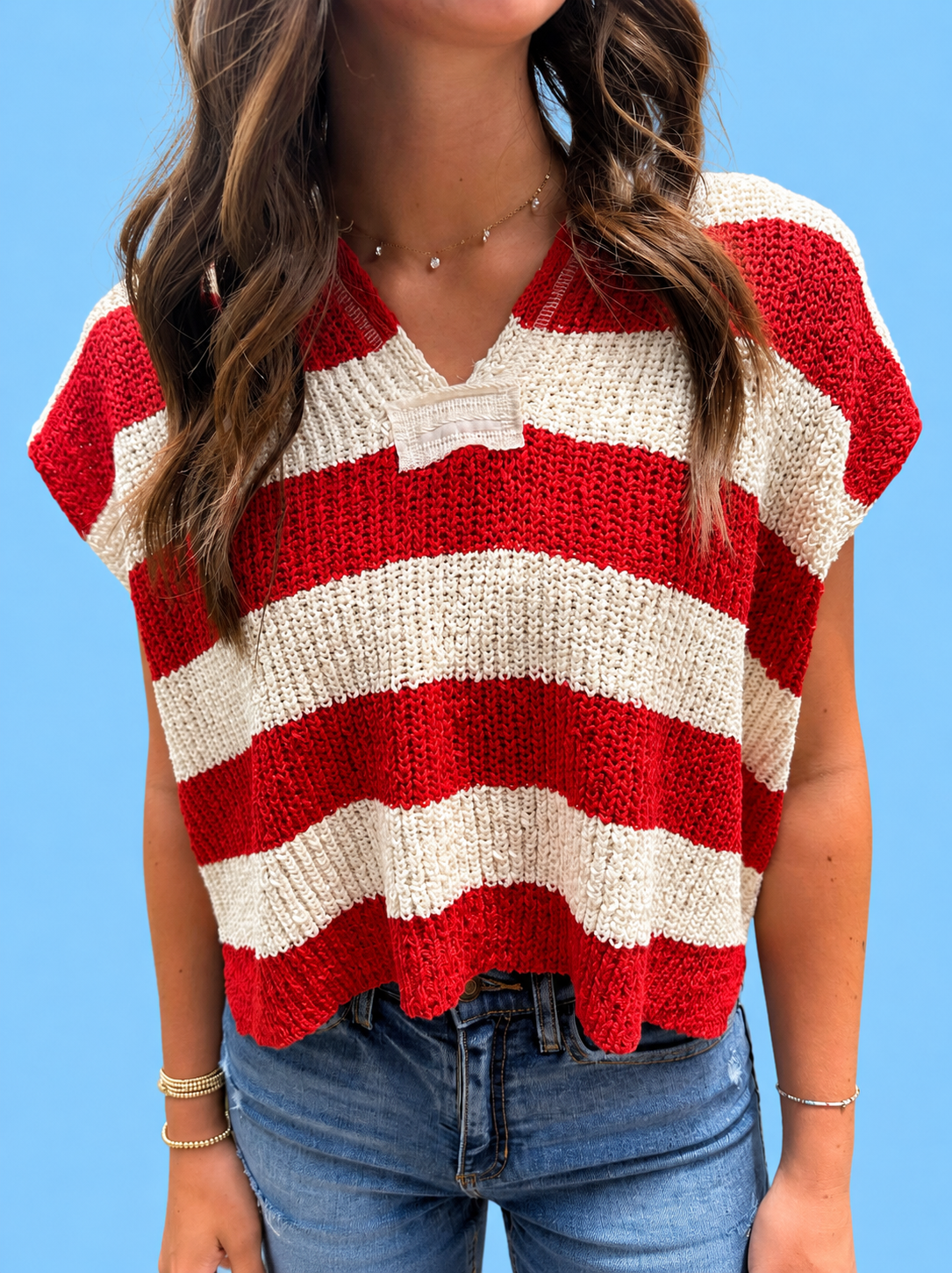 Cherry Coast Knit Top